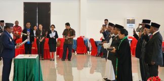 Lima Pejabat Eselon II Pemda Teluk Bintuni Dilantik di Mapolres