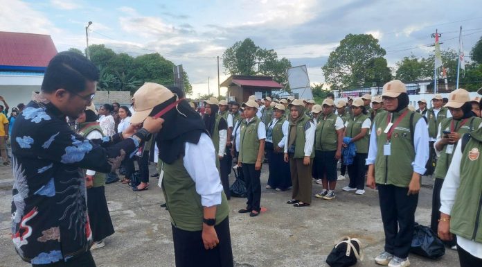 Bertugas Lakukan Pemutakhiran Data Pemilih, 253 Orang Pantarlih Pilkada Teluk Bintuni Dilantik