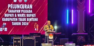 Launching Tahapan Pilkada, Kapolres Teluk Bintuni: Ini Pesta Rakyat, Bukan Pesta Organisasi atau Kelompok