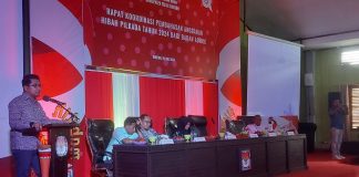 Ketua KPUD Teluk Bintuni Ajak PPD dan PPS Bergoyang, Meriahkan Launching Tahapan Pilkada