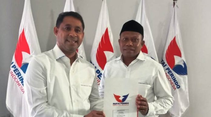 Hadapi Pilkada Teluk Bintuni, Partai Perindo Berikan Rekomendasi ke Pasangan Anisto-Joko Lingara