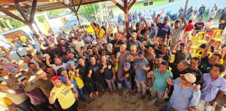 Ratusan Pendukung Yo Join Siap Lakukan Penjemputan Bapaslon Anisto-Joko Lingara