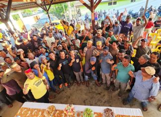 Ratusan Pendukung Yo Join Siap Lakukan Penjemputan Bapaslon Anisto-Joko Lingara
