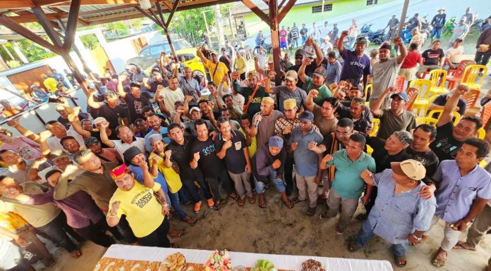 Ratusan Pendukung Yo Join Siap Lakukan Penjemputan Bapaslon Anisto-Joko Lingara