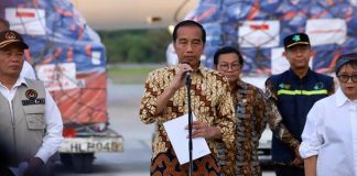 Presiden Joko Widodo Lepas Bantuan Kemanusiaan RI untuk Papua Nugini dan Afghanistan