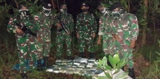 Satgas TNI Berhasil Gagalkan Upaya Penyelundupan Narkoba di Perbatasan Kalimantan Barat