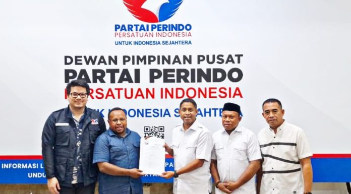 Terima B1.KWK dari Lima Partai, Bapaslon YO JOIN Siap Mendaftar ke KPU Teluk Bintuni