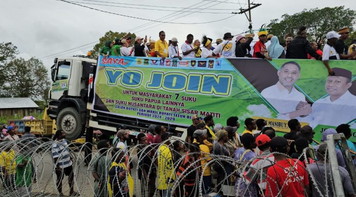 Ribuan Pendukung Antar YO JOIN Mendaftar di KPUD, Kasatlantas Polres: Kendaraan Padat dan Macet