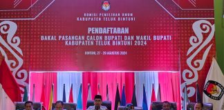 Pendaftaran Paslon Bupati dan Wakil Bupati Teluk Bintuni Resmi Ditutup, Tiga Paslon Terdaftar