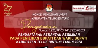 KPUD Teluk Bintuni Buka Pendaftaran Pemantau Pemilihan Bupati dan Wakil Bupati