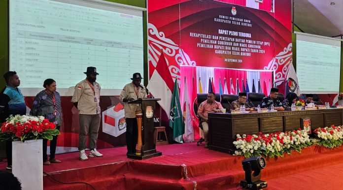 KPUD Teluk Bintuni Tetapkan DPT Pilkada 2024 Sebanyak 54.902 Jiwa