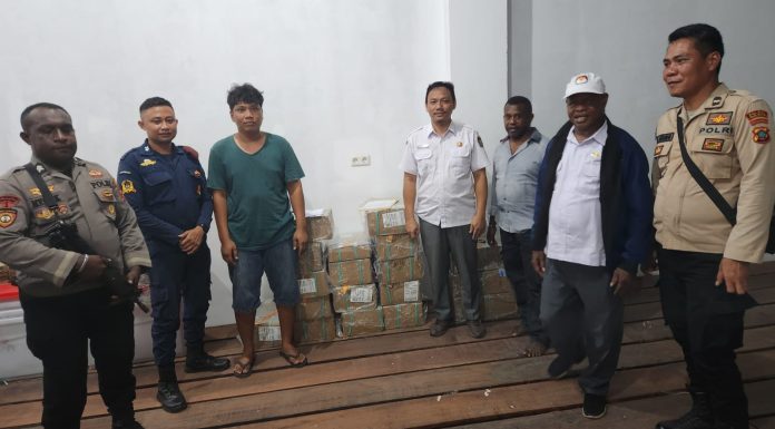 401 Surat Suara Pemilihan Bupati-Wakil Bupati Teluk Bintuni Dinyatakan Rusak
