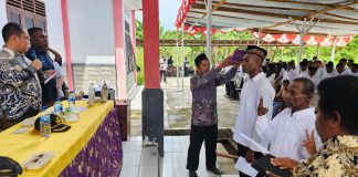 154 KPPS Sebyar Raya Dilantik di Distrik Tomu
