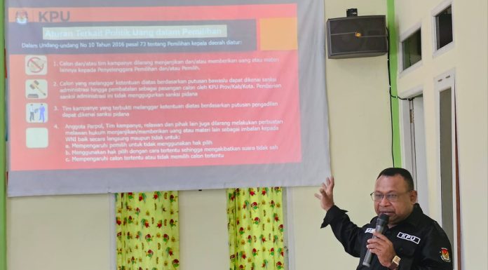 Tim Sukses atau Paslon yang Terbukti Politik Uang, Akan Dibatalkan Sebagai Peserta Pilkada oleh KPU
