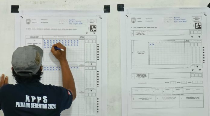 PPD Mulai Lakukan Pleno Hasil Pungut Hitung Suara Pilkada Teluk Bintuni
