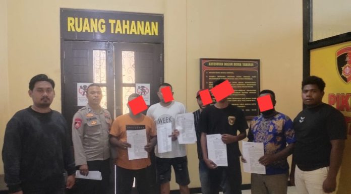 Resmi Ditahan Polisi, 5 Tersangka Pengeroyokan Direktur Panah Papua Terancam 7 Tahun Penjara