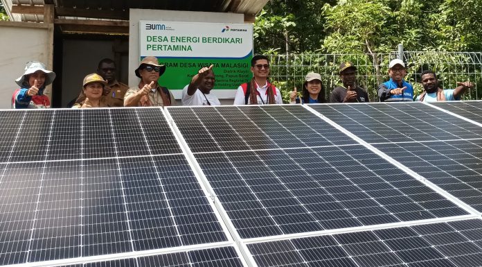 Desa Energi Berdikari Pertamina Hadirkan Kemandirian Energi di Kampung Adat Malasigi Papua