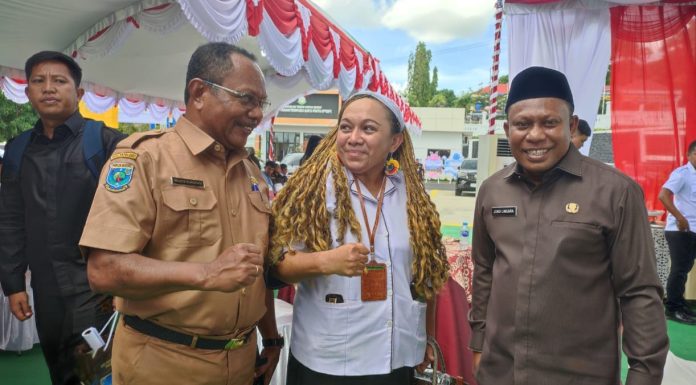 Tugas Perdana Pasca Dilantik Presiden, Wabup JL Hadiri Peresmian Gedung Kejati Papua Barat