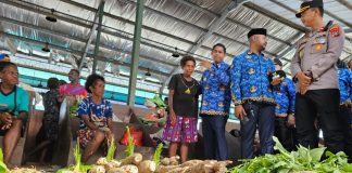Kunjungi Pedagang Tradisional, Bupati-Wakil Bupati Teluk Bintuni ‘Belanja Masalah’ di Pasar Sentral