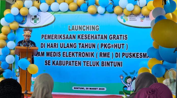 Bupati Yohanis Manibuy Luncurkan PKG, Satu Lagi Program Presiden Prabowo Bergulir di Teluk Bintuni