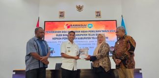 Kembalikan Sisa Hibah Pilkada 4,8 Miliar, Bawaslu Teluk Bintuni Minta Hibah Tanah dan Kantor
