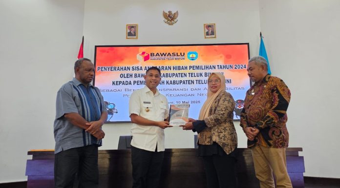 Kembalikan Sisa Hibah Pilkada 4,8 Miliar, Bawaslu Teluk Bintuni Minta Hibah Tanah dan Kantor