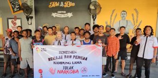 LBH EZRA Teluk Bintuni Sosialisasikan Bahaya Narkoba ke Pemuda Kampung Lama