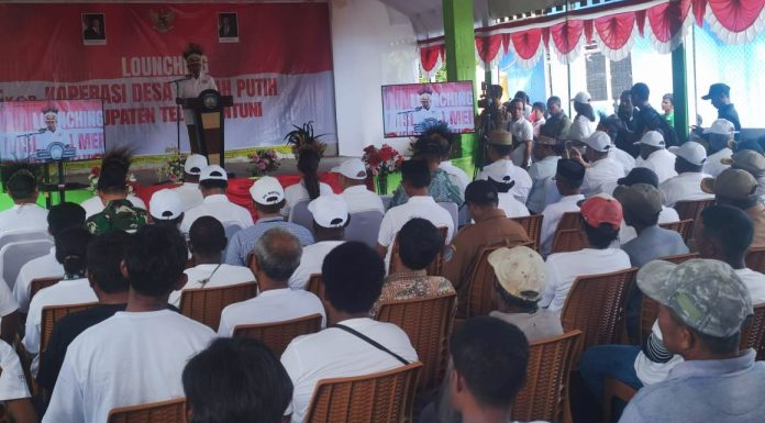 Jadi Motor Penggerak Ekonomi Masyarakat, Koperasi Merah Putih Sidomakmur di Launching Bupati Anisto
