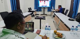 Asisten II Setda Teluk Bintuni Ikuti Peluncuran Logo dan Tema HUT 80 RI Oleh Presiden Prabowo