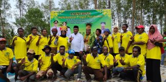 Wabup JL Launching Proyek Perubahan Pemanfaatan Biomassa Mangrove Teluk Bintuni