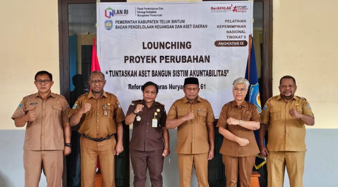Laras Nuryani Launching Proyek Perubahan Penertiban Aset Kendaraan Bermotor