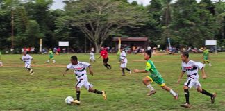 Laga Pembuka Piala Soeratin U-13, Persewon Teluk Wondama Taklukkan Putra Telbin 3-0