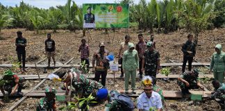 Buktikan Promosinya Bupati Anisto, Pangdam XVIII/Kasuari Kunjungi Ecowisata Kampung Masina