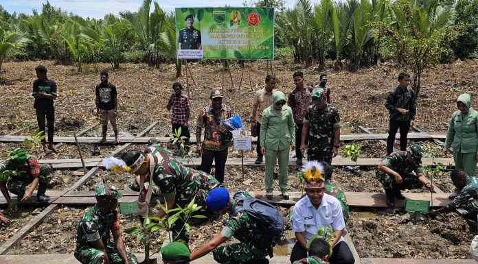 Buktikan Promosinya Bupati Anisto, Pangdam XVIII/Kasuari Kunjungi Ecowisata Kampung Masina