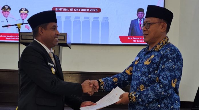 Ditunjuk Menjadi Plt Sekda Teluk Bintuni, Putu Suratna Dorong Selter JPT Pratama