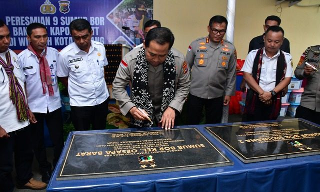 Diresmikan Kapolda NTT, 9 Sumur Bor Baru Jawab Kebutuhan Air Bersih Warga Kupang