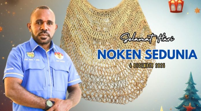 Peringati Hari Noken Sedunia 2025, DPD I KNPI Papua Tengah Serukan Pemuda Lestarikan Budaya Papua