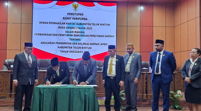Tok..! APBD Teluk Bintuni Tahun Anggaran 2026 Disahkan Sebesar Rp 2,5 Triliun