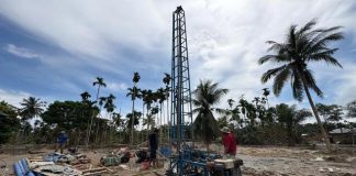 Penuhi Kebutuhan Pengungsi, BNPB Gandeng TNI Bangun Sumur Bor di Langkahan