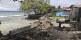 Hujan Lebat Picu Banjir dan Abrasi Pantai di Halmahera Timur