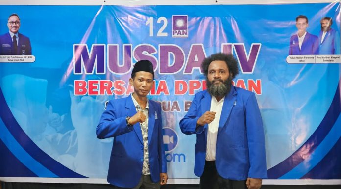 Malton Kembali Pimpin PAN Teluk Bintuni, Roy Masyewi: Dia Mentor Politik yang Baik