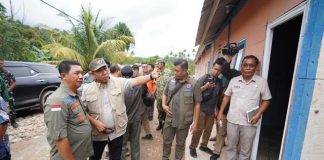 Progres 90%, Kepala BNPB Cek Penyelesaian Huntara untuk 40 KK Korban Bencana Tapanuli Utara