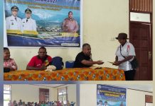 Plt Kepala Distrik Tembuni Tegaskan Pembayaran Hak Pegawai dan Aparat Kampung Dilakukan di Kantor Distrik