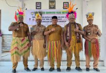 Wabup Joko Lingara Antar Empat Kepala Distrik Sebyar Raya