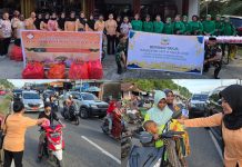 DWP Teluk Bintuni dan Persit KCK XX Brigif 26/GP Berkolaborasi Bagikan Takjil