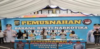 Pemusnahan Barang Bukti Narkotika Polda Bali Capai Rp23,4 Miliar, 39 Ribu Jiwa Terselamatkan