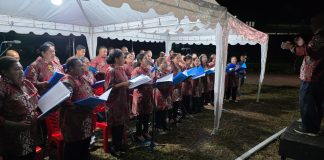Paduan Suara GKI Jemaat Via Dolorosa Iringi Pembukaan MTQ ke XI Teluk Bintuni