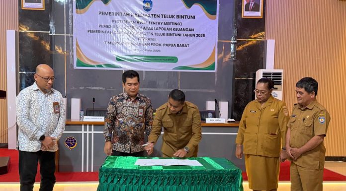 Pemeriksaan Terperinci BPK RI di Teluk Bintuni, Bupati Yohanis Manibuy Targetkan Opini WTP