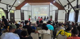 Nonton Bareng Pesta Babi di Teluk Bintuni, Yustina Ogoney : Bapak Presiden Harus Nonton Film Ini