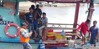 Kapal Ikan KM. Mitra Jaya Tenggelam di Perairan Tanjung Api Asahan, Dua Awak Masih Hilang